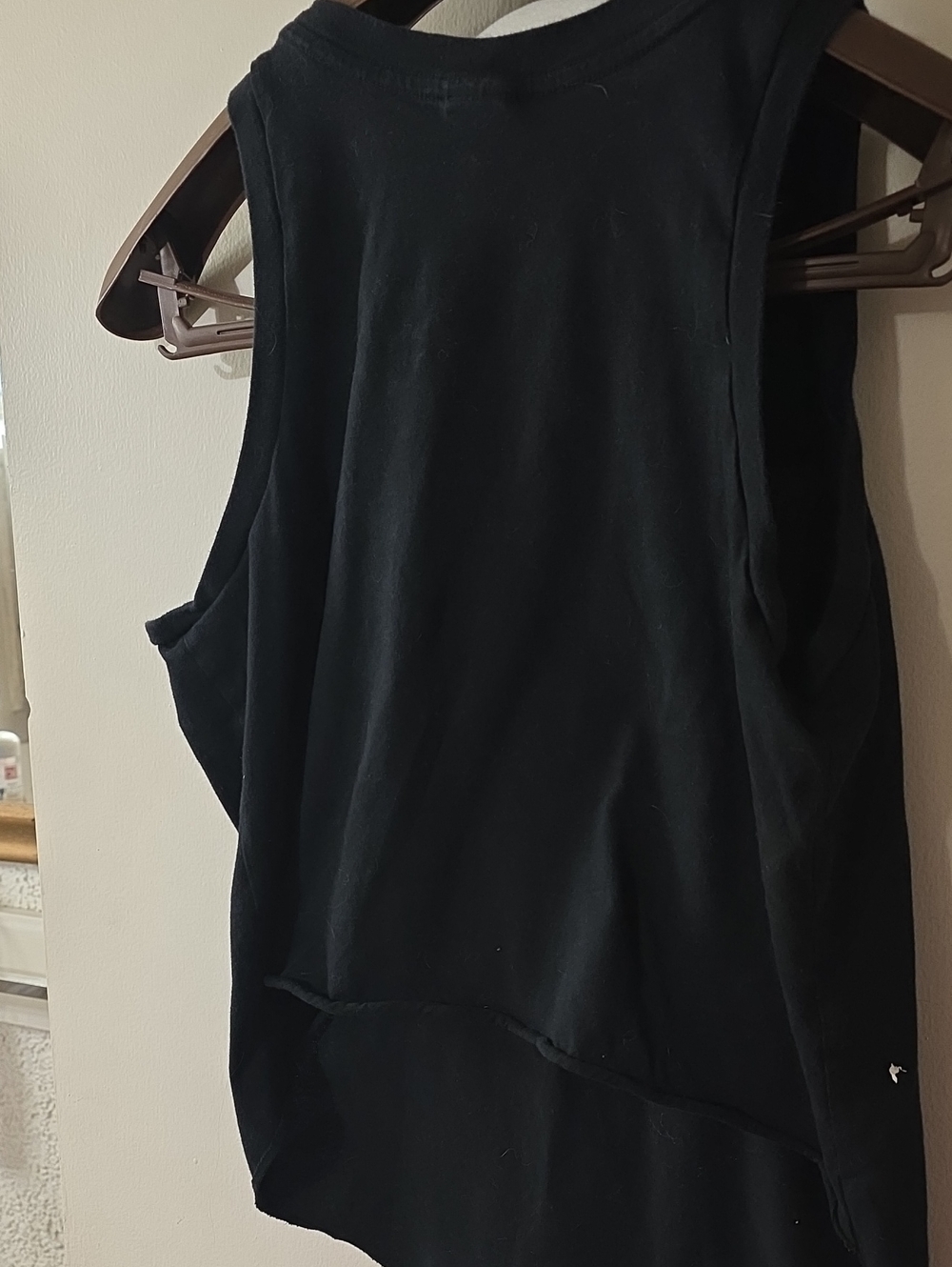 PINK Victoria's Secret Black Tee with White Logo Tag - Picture 3 of 3
